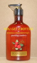 Bath Body Works Sparkling Cranberry Cider Nourishing Hand Soap Pumpkin Butter x2 - £17.67 GBP