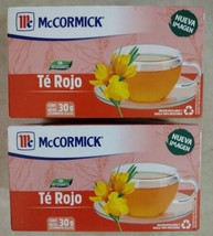 2X Mc Cormick Te Roj / Red Tea - 2 Cajas 25 Sobres c/u - Free Ship - £10.79 GBP
