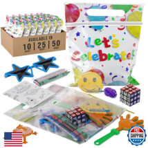 Crown Display 25 Pre-Filled Kids Party Favor Bags - Fun Goodie Bag Stuffers - $86.97