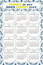 2023 Magnetic Calendar -  Magnets - Today is my Lucky Day - v038 - $9.89