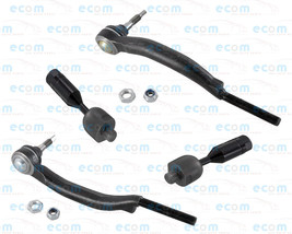 Steering Inner Outer Tie Rods Rack Ends For Saab 9-7x 4.2i Sport GMC Env... - £43.63 GBP