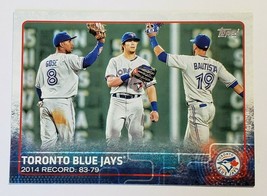 2015 Toronto Blue Jays Team 83-79 Record 2014 Card Mlb Baseball Topps # 13 Sport - £3.13 GBP