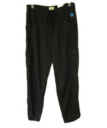 ST. JOHN&#39;S BAY WOMEN&#39;S Black MID-RISE Soft Relaxed PANTS Size 12 *NWT $44 - £17.04 GBP