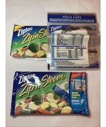 Ziploc Zip N Steam Medium Bags Microwave Steam - 1 New And 1 Partially Used - €20,36 EUR