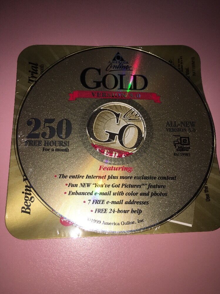 anerica online gold version 5.0 Vintage Disc - $14.75