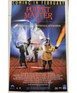 PUPPET MASTER II 2 Movie Promo Poster VHS Video Full Moon Horror Cult 1990 - $68.34