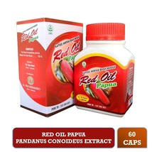 Red Oil Papua Pandanus Conoideus Extract For Bone &amp; Immune Support Capsules - £14.21 GBP