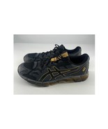 Asics Gel Quantum Shoes Mens Size 13 Black Gold Sneakers Activewear Spor... - $74.47 CAD