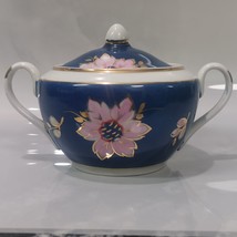 Vintage 50&#39;s Porcelain Lidded Sugar Bowl Soviet USSR Polonne Полонное Rare - £36.35 GBP