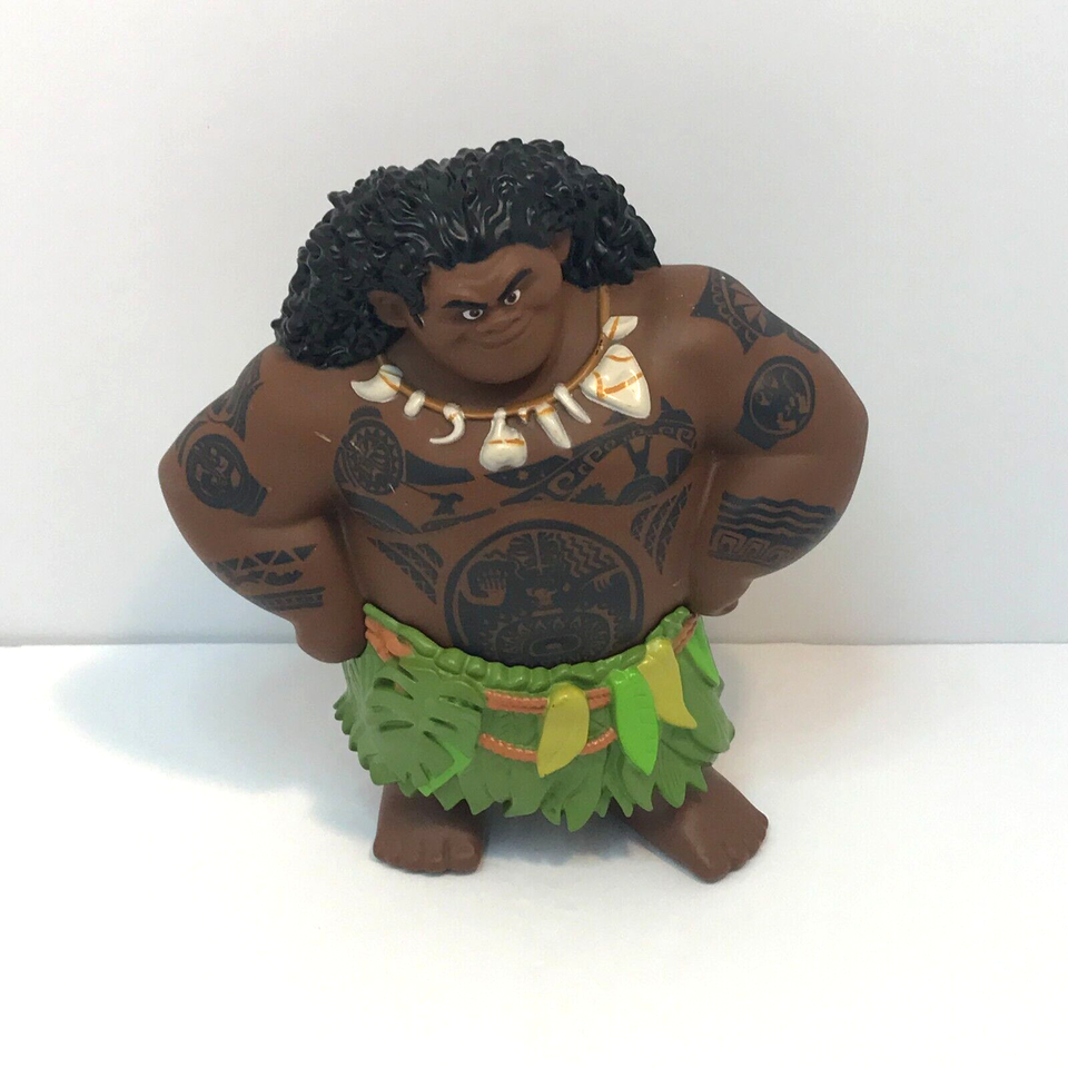 Disney Moana Maui Action Figure 8" Demi God Doll Hasbro 2015 - £7.15 GBP