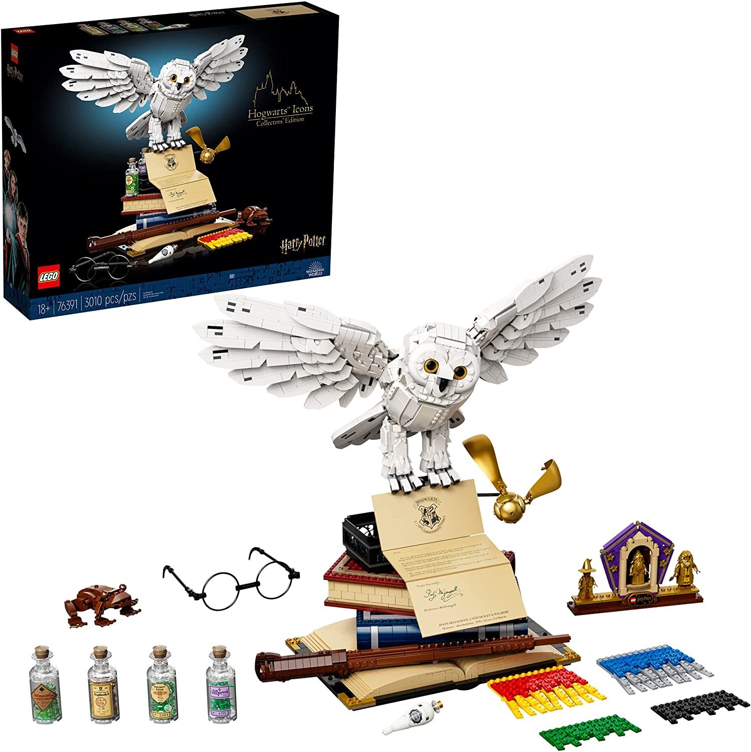 LEGO Harry Potter Hogwarts Icons - Collectors&#39; Edition 76391 (3,010 Pieces) - $299.99