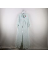 Vtg 70s Streetwear Womens M Distressed Sheer Silky Flower Muu Muu Night ... - $34.60