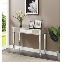Convenience Concepts French Country 1 Drawer Mirrored Desk &amp; Console Tab... - $433.12 CAD