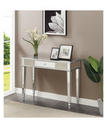 Convenience Concepts French Country 1 Drawer Mirrored Desk &amp; Console Tab... - $317.79