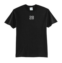 NUMBER 28-T-SHIRT-NEW-SPORTS-FOOTBALL-BASEBALL-HOCKEY-BASKETBALL-LOW PRO... - £13.31 GBP+