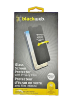 Blackweb CORNING Glass Screen Protector with Privacy Film For iPhone 12 ... - £7.90 GBP