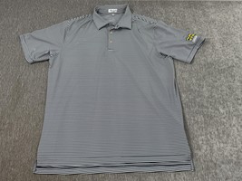 Peter Millar Polo Shirt Mens XL Navy White Stripe Summer Comfort Golf St... - $24.74