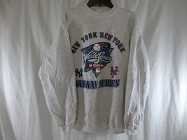 VTG 2000 MLB New York Yankees VS New York Mets Subway World Series Sweat... - $84.17