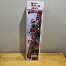 Mr. Christmas Super Climbing Santa African American Santa Holiday Lights... - $1,114.81 MXN