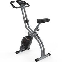 Exercise Bike Foldable Fitness Indoor Stationary Bike Magnetic 3 In 1 Up... - £185.63 GBP