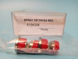 Lot of 2 TeeJet FloodJet Red SS Wide Angle Flat Spray Tip 0.4 GPM 40 PSI TK-VS2 - £26.11 GBP