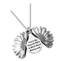 Sunflower Necklace Best Friend Gift You&#39;re My - $43.08