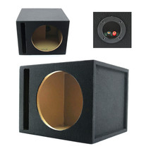 1x AUDIOTEK Single 12&quot; Vented Ported Car Subwoofer Sub Enclosure MDF BOX - £93.57 GBP