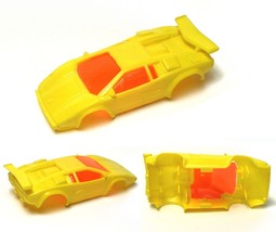 Vintage TYCO Lamborghini HO Slot Car BODY Unreleased Factory Neon Test Shot - £19.76 GBP
