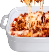 16.9x10 Inch 4.5 quart， Ceramic Casserole Dish with Lid Large bakeware w... - $171.00