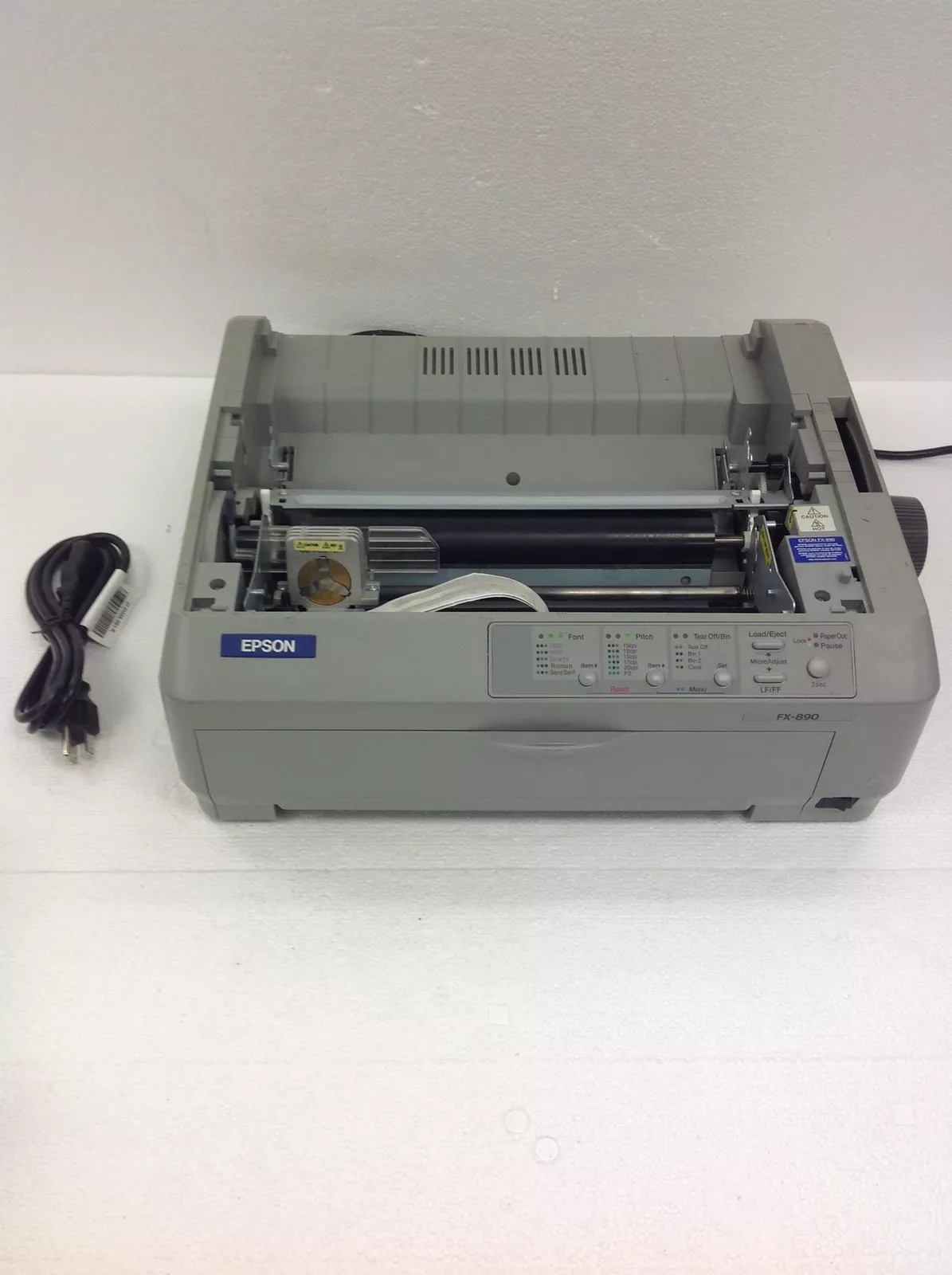 epson Fx-890 dot matrix printer missing top cover - £119.50 GBP