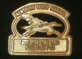 2000 - Kentucky Derby Festival &quot;Gold Filled&quot; Pin in MINT Condition - £117.54 GBP