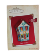 Hallmark 2004 New Home Tin Keepsake Ornament Special Lighting Effect Sic... - $3.43