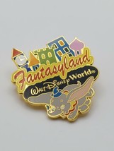 Fantasyland Walt Disney World Vintage Enamel Pin Celebrating Hand in Hand - £19.33 GBP