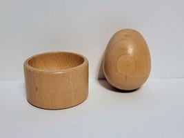 Wooden Egg and Cup The Explorer Play Kit LOVEVERY - 9-10 Months - Montessori Toy - £10.70 GBP