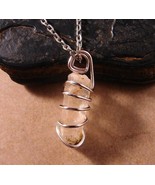 DELPHI ORACLE QUARTZ PENDANT SILVER COPPER MAGIC INCREASE SPIRITUALITY LOVE 17