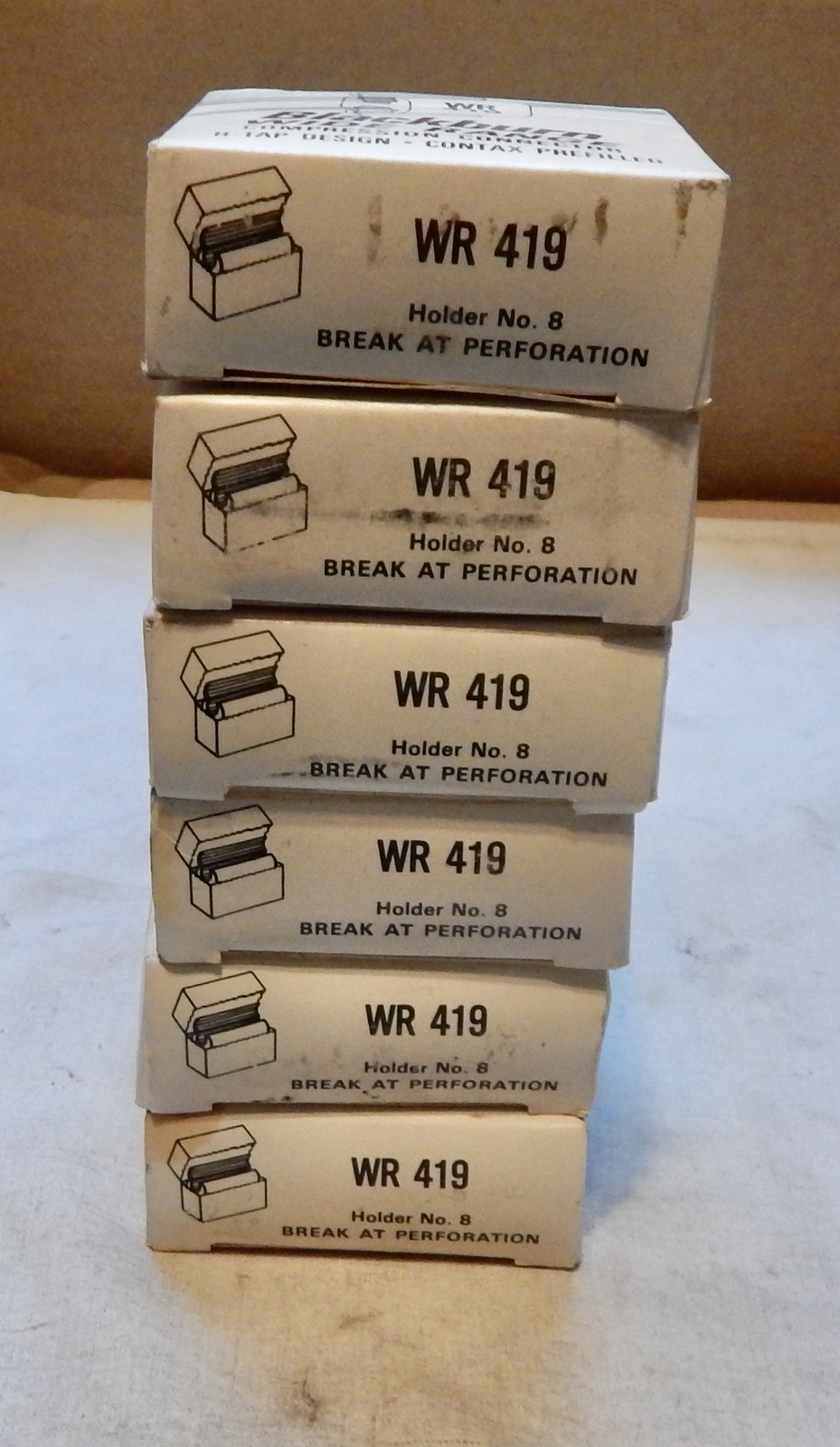 Blackburn WR419 Compress H Tap Conn 6ea 3/0 to 4/0 1 ACSR 4/0 STR Prefil... - $19.49