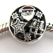 Authentic PANDORA Christmas Joy Charm, Sterling Silver, 796364CZ, New - £30.36 GBP