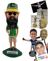 Personalized Bobblehead Sports fan ready to watch his favorite teams game with a - £72.72 GBP