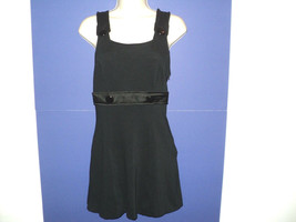 Bebe Dress Size S Black Knit Sleeveless Empire Waist Above Knees Length Small - £11.09 GBP