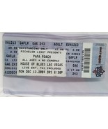 PAPA ROACH - ORIGINAL 2004 UNUSED WHOLE FULL CONCERT TICKET - $20.51 CAD