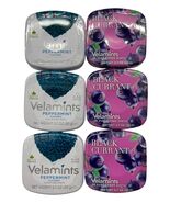 Velamints Sugar Free Black Current, Peppermint Mints  Pack 6 - $544.63 MXN