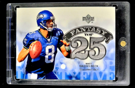 2006 UD Upper Deck Fantasy Top 25 F25-HA Matt Hasselbeck Seattle Seahawks Insert - £1.60 GBP