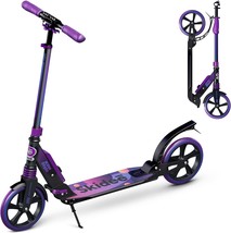 The Adjustable-Height Skidee Scooter For Adults And Teens Is A Foldable, Sturdy, - $103.98