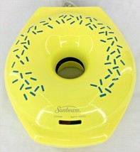 Sunbeam Donut Maker Sunny Yellow Makes 5 Donuts Model FPSBDML920 Tested EUC - $39.59