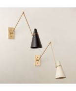 Aldus Ivory Polished Brass Wall Sconce Sputnik Brass Wall Lamp Pair - $8,196.04 MXN