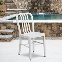 White Indoor-Outdoor Chair CH-61200-18-WH-GG - £70.52 GBP