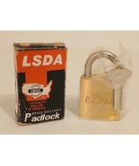 LSDA Brass Rekeyable Padlock 3", New In Box - $49.95