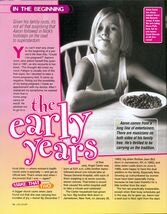 Aaron Carter - singer - 11" x 8" Teen Magazine Pinup Mini Poster Clippin... - $4.94