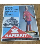 Sgt McKlew Mountie Paper Sculpture by Kaperkit NOS 13&quot; High Figure New S... - $8.99