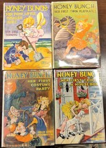 Honey Bunch 4 Lot 1st Edition hcdj Treasure Hunt, Playmates, Costume, Houseboat - £37.96 GBP